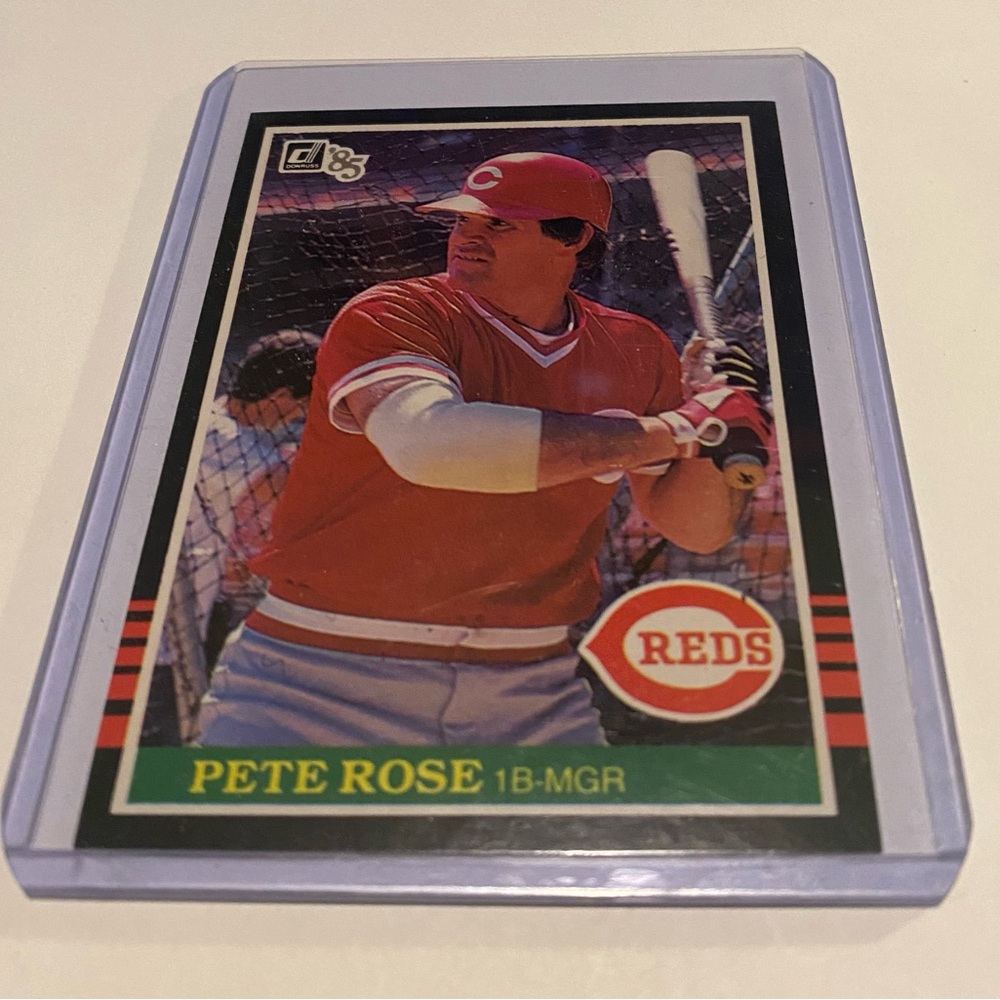 Pete Rose 1985 Donruss Baseball Card # 641 Cincinnati Reds Vintage Collectible - Picture 1 of 3